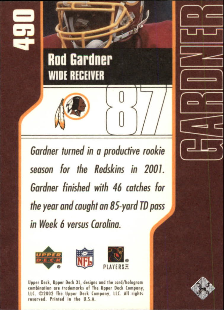 2002 XL (Upper Deck) Football "Main Set" Cards #301 to #596 - Picture 195 of 241