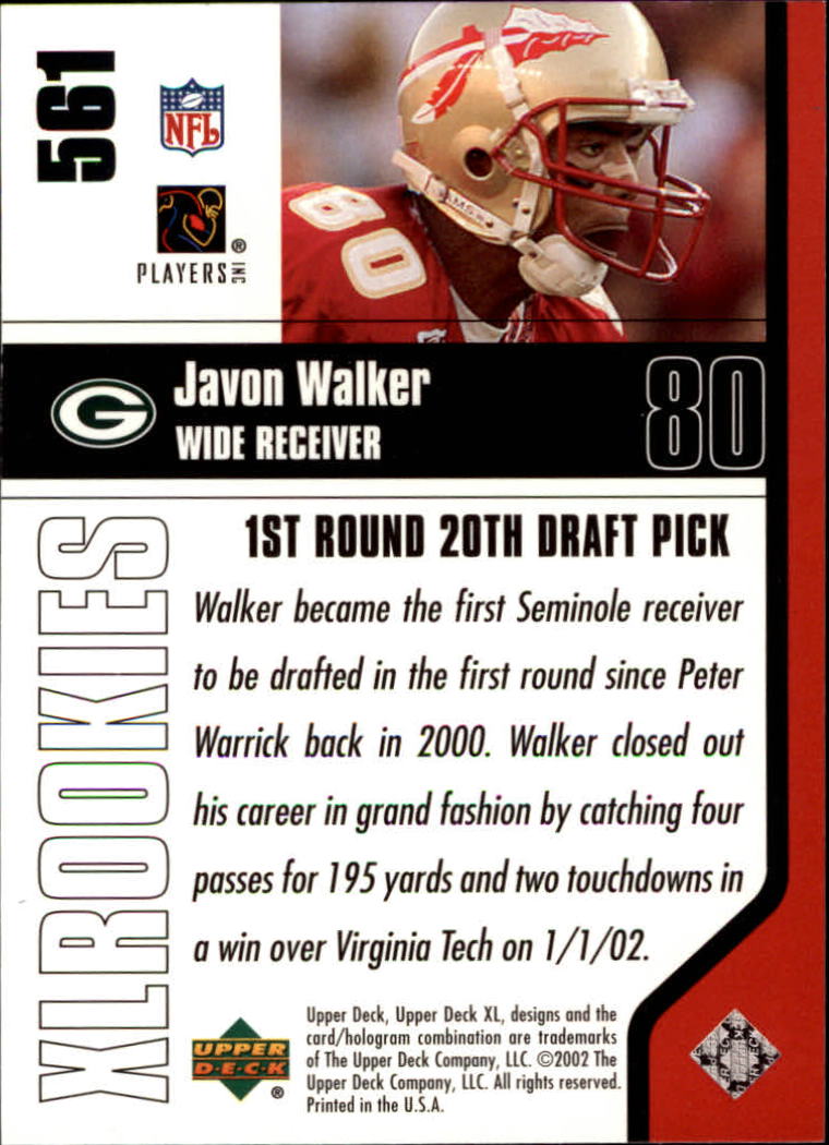 2002 XL (Upper Deck) Football "Main Set" Cards #301 to #596 - Picture 225 of 241