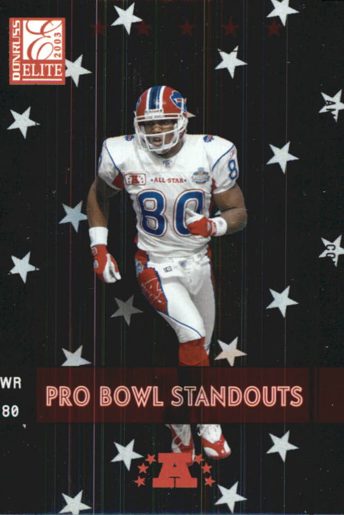 2003 Donruss Elite Pro Bowl Standouts #PB19 Eric Moulds