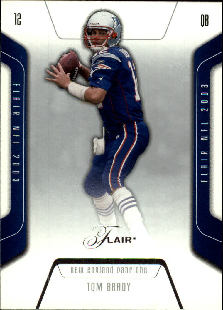 2003 Flair #61 Tom Brady