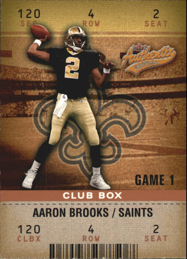 2003 Fleer Authentix Club Box #34 Aaron Brooks