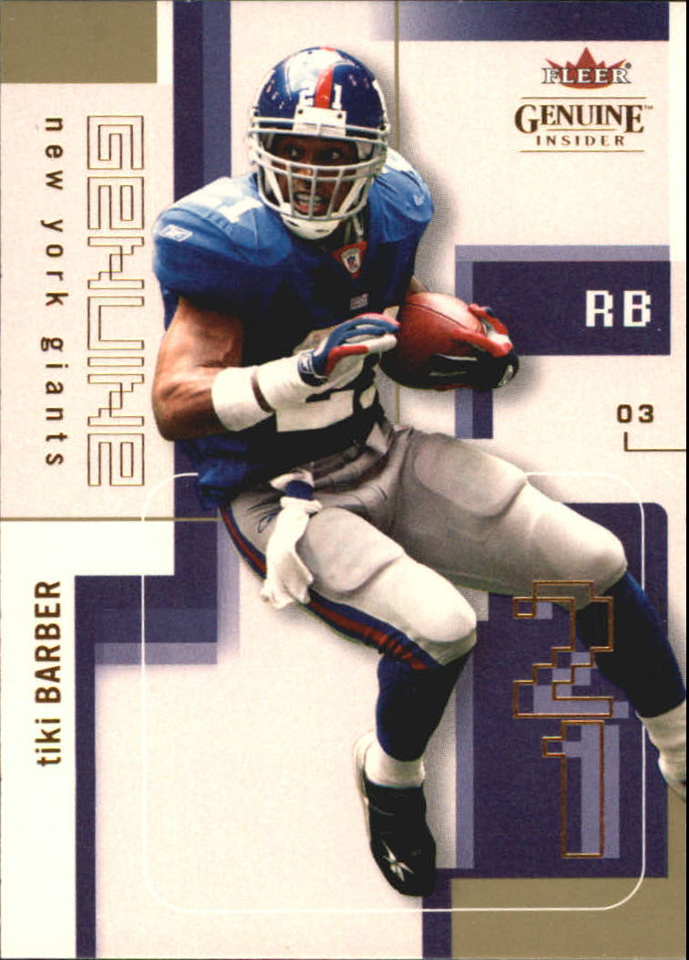 B3620- 2003 Fleer Genuine Insider FB 1-100 +Inserts -You Pick- 15+ FREE US SHIP - Picture 16 of 210