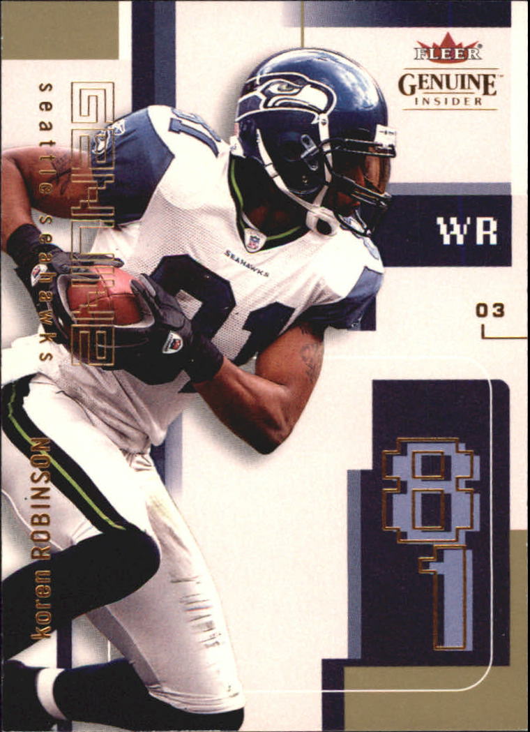 B3620- 2003 Fleer Genuine Insider FB 1-100 +Inserts -You Pick- 15+ FREE US SHIP - Picture 40 of 210