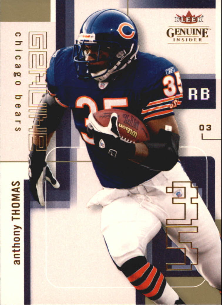 B3620- 2003 Fleer Genuine Insider FB 1-100 +Inserts -You Pick- 15+ FREE US SHIP - Picture 44 of 210