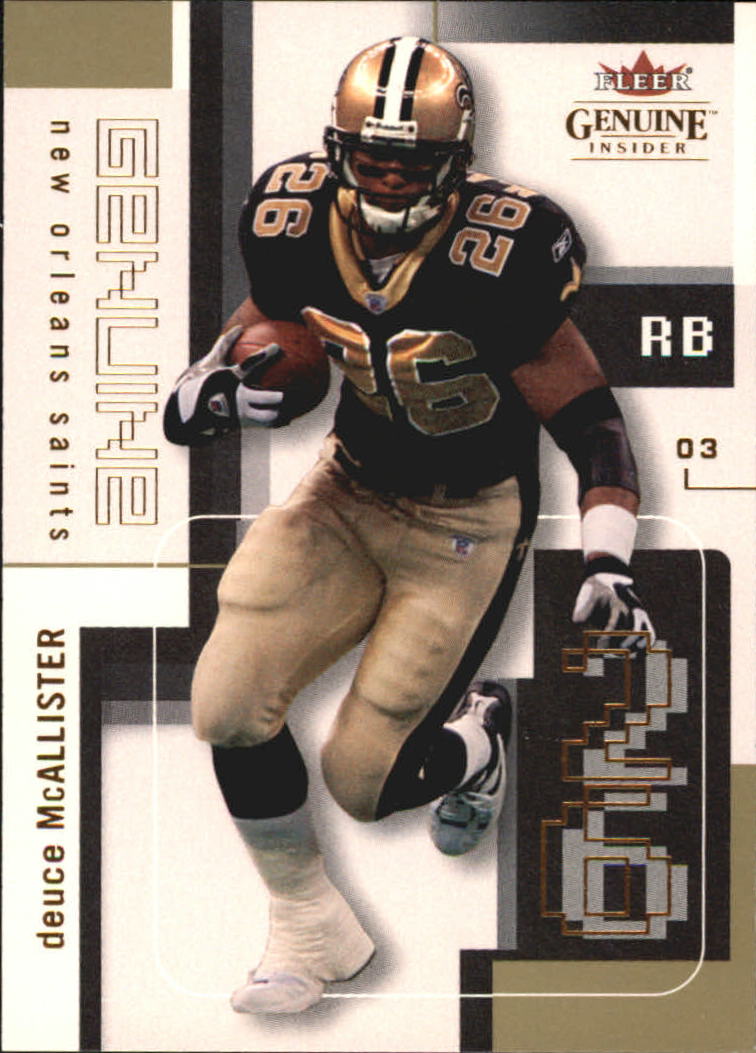 B3620- 2003 Fleer Genuine Insider FB 1-100 +Inserts -You Pick- 15+ FREE US SHIP - Picture 60 of 210