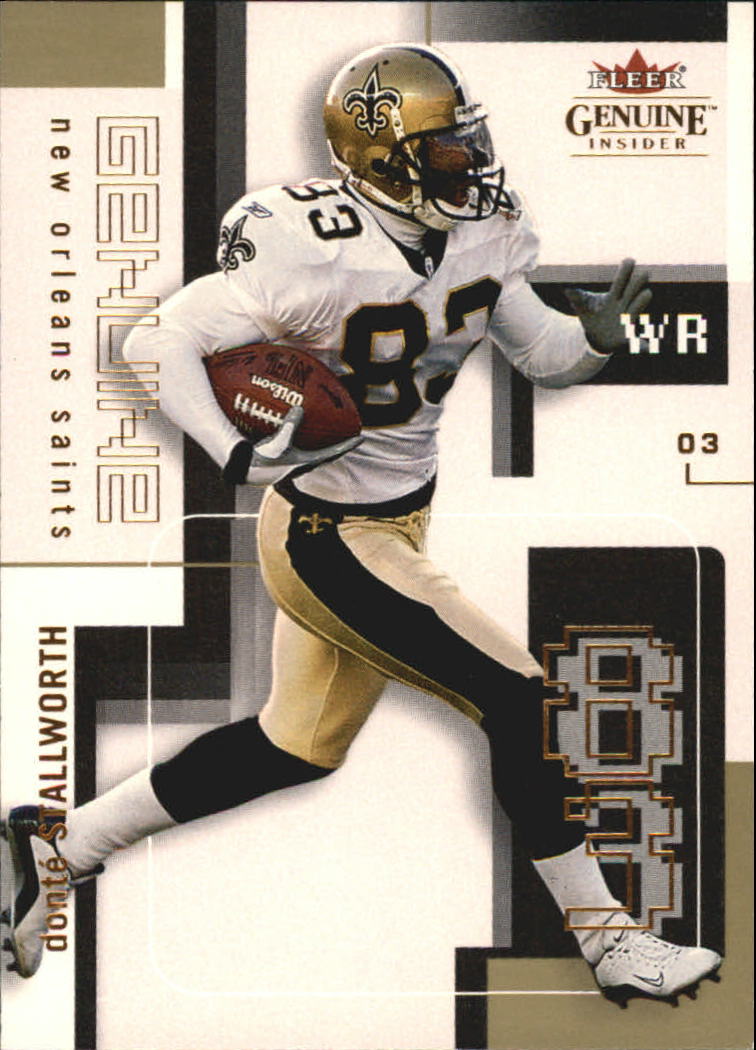 B3620- 2003 Fleer Genuine Insider FB 1-100 +Inserts -You Pick- 15+ FREE US SHIP - Picture 85 of 210