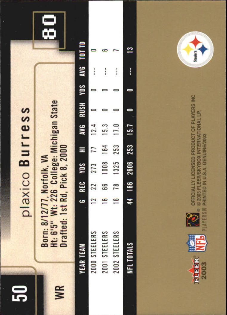 B3620- 2003 Fleer Genuine Insider FB 1-100 +Inserts -You Pick- 15+ FREE US SHIP - Picture 96 of 210