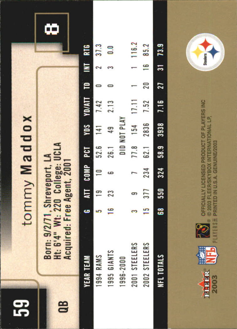 B3620- 2003 Fleer Genuine Insider FB 1-100 +Inserts -You Pick- 15+ FREE US SHIP - Picture 113 of 210