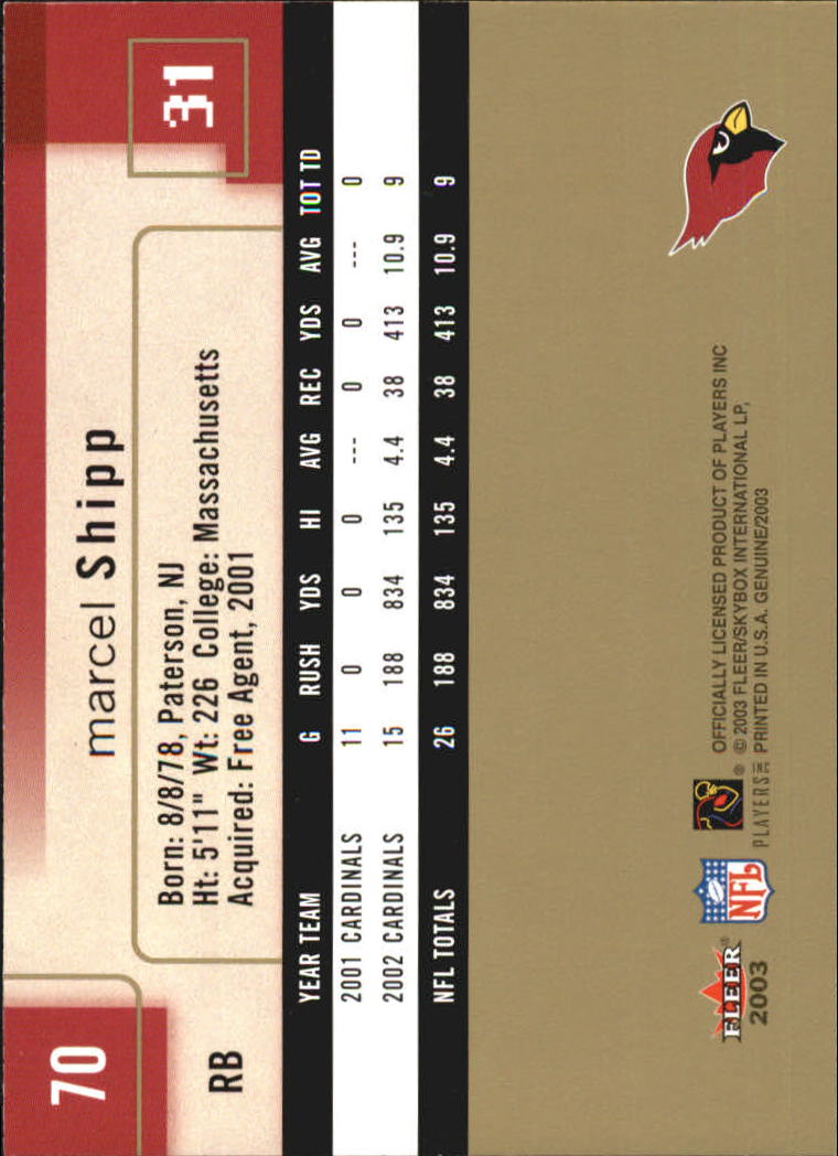 B3620- 2003 Fleer Genuine Insider FB 1-100 +Inserts -You Pick- 15+ FREE US SHIP - Picture 135 of 210