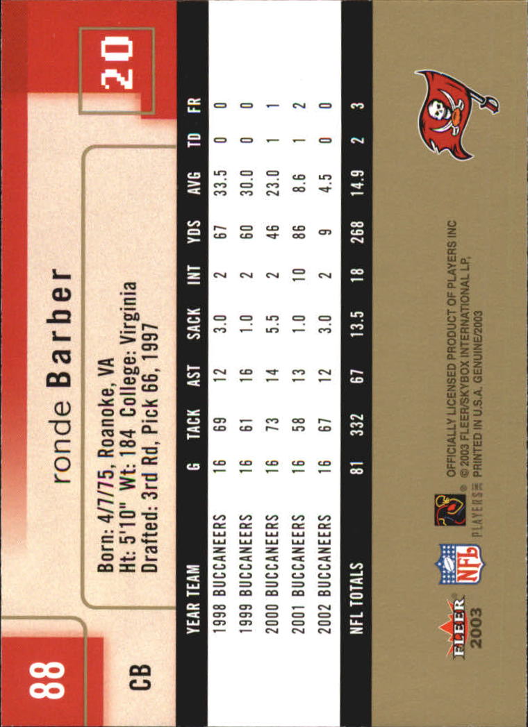 B3620- 2003 Fleer Genuine Insider FB 1-100 +Inserts -You Pick- 15+ FREE US SHIP - Picture 169 of 210