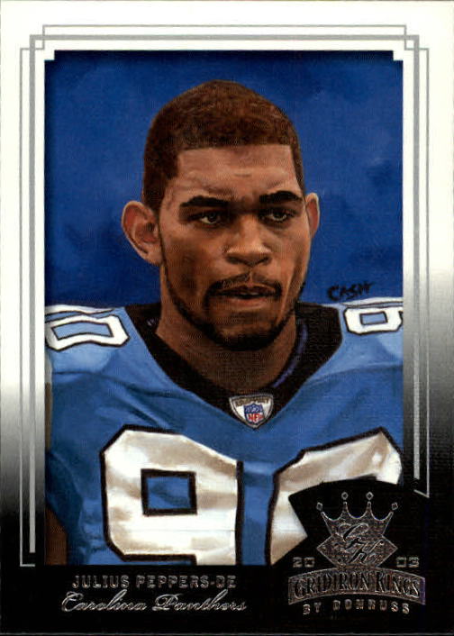 Julius Peppers Signed Carolina Panthers 2002 Bowman Football