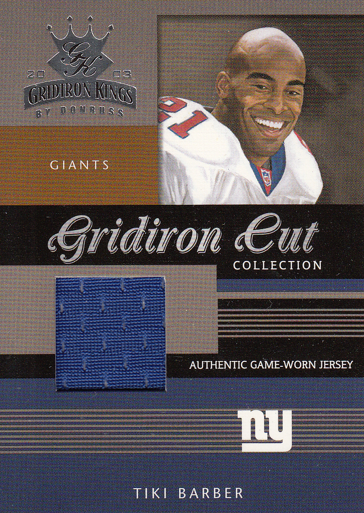 2003 Donruss Classics Dress Code Jerseys #DC11 Michael Strahan