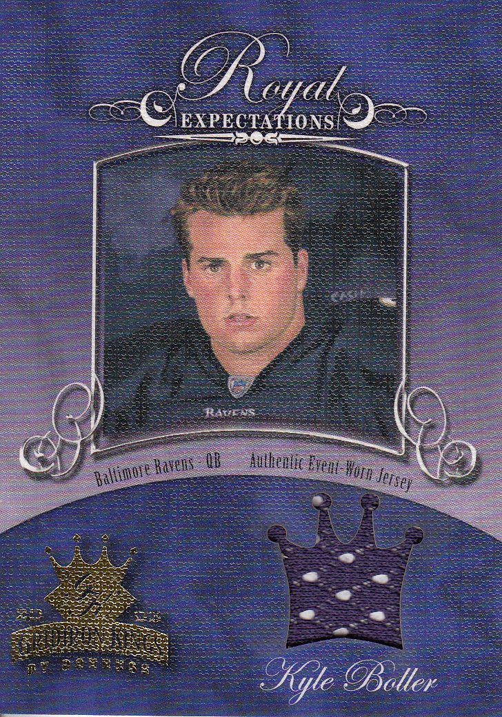 2003 Gridiron Kings Royal Expectations Materials Gold #RE9 Kyle Boller
