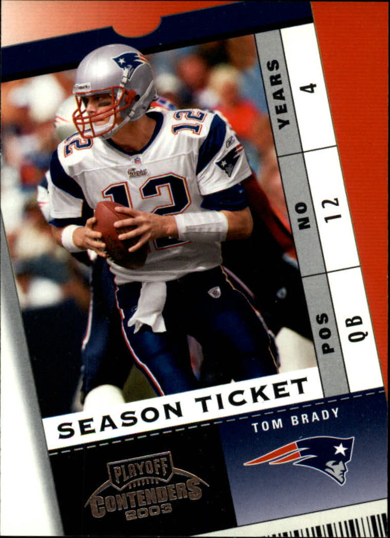 2003 Playoff Contenders #22 Tom Brady