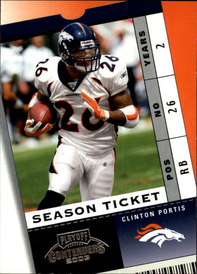 2003 Playoff Contenders #38 Clinton Portis