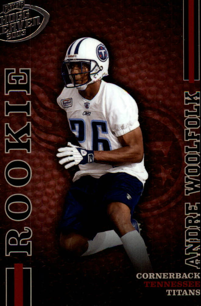 2003 Playoff Hogg Heaven #191 Andre Woolfolk RC