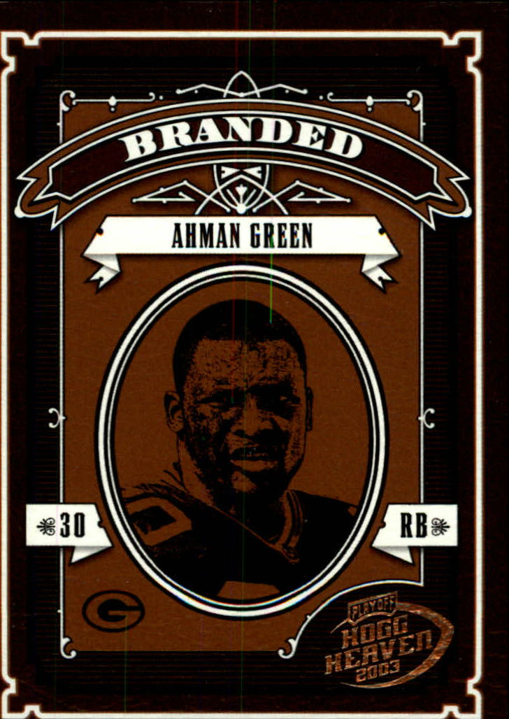 2003 Playoff Hogg Heaven Branded #B11 Ahman Green