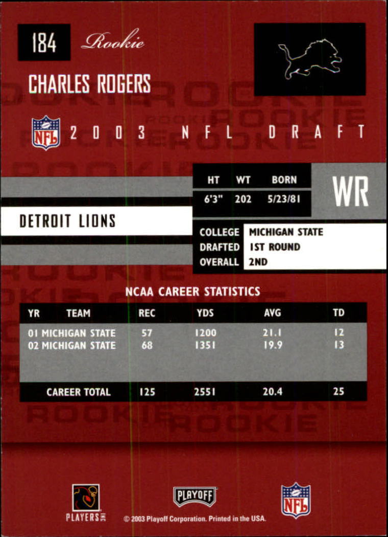 2003 Playoff Prestige Football Rookie RC Singles - You Choose - Bild 49 von 104