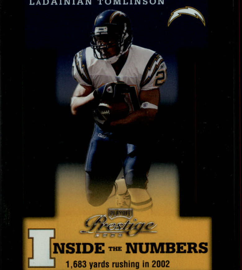 2003 Playoff Prestige Inside the Numbers #IN9 LaDainian Tomlinson