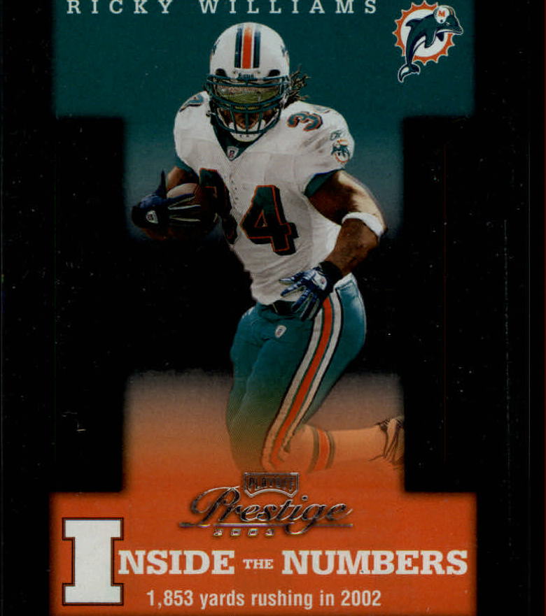 2003 Playoff Prestige Inside the Numbers #IN13 Ricky Williams