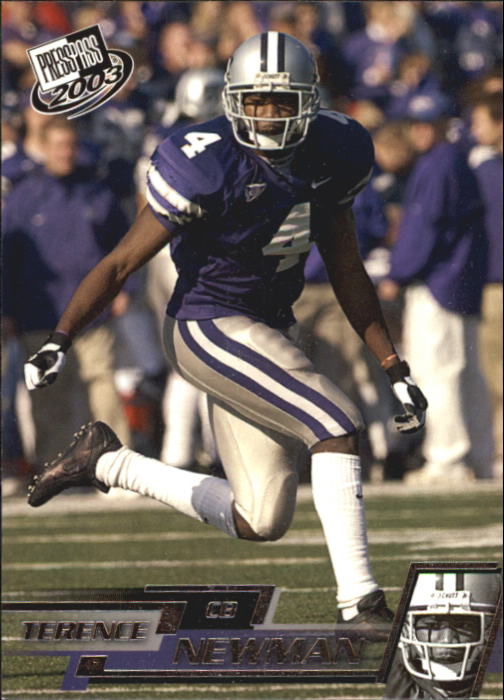 2003 Press Pass #38 Terence Newman
