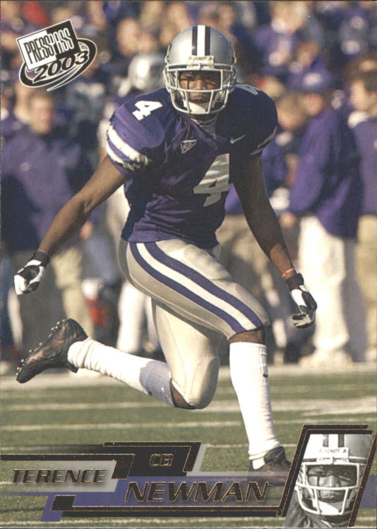 2003 Press Pass Gold Zone #G38 Terence Newman