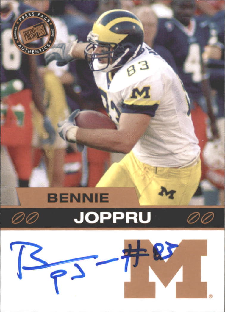 2003 Press Pass Autographs Bronze #30 Bennie Joppru