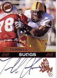 2003 Press Pass Autographs Bronze #53 Terrell Suggs