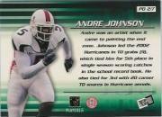 2003 Press Pass Paydirt #PD2 Andre Johnson back image