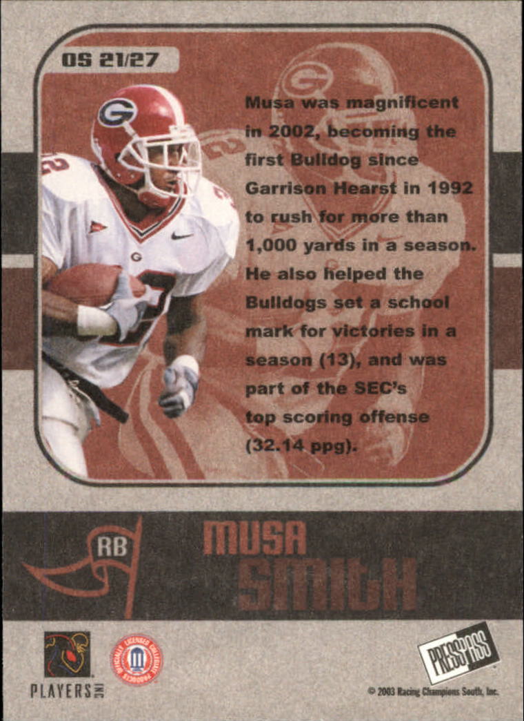 2003 Press Pass JE Football "Insert" Cards - Picture 39 of 55