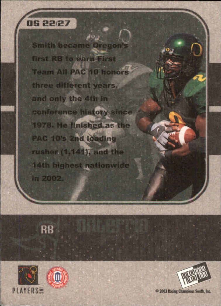 2003 Press Pass JE Football "Insert" Cards - Picture 41 of 55