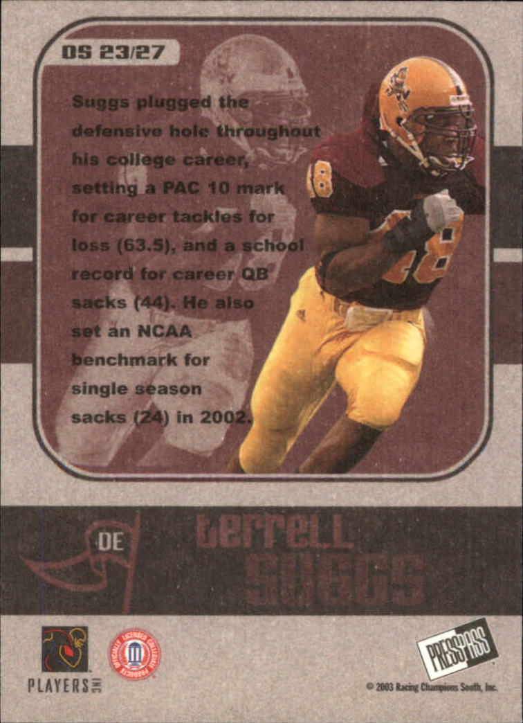2003 Press Pass JE Football "Insert" Cards - Picture 43 of 55
