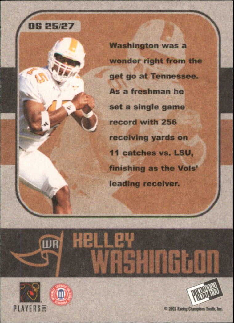 2003 Press Pass JE Football "Insert" Cards - Picture 47 of 55