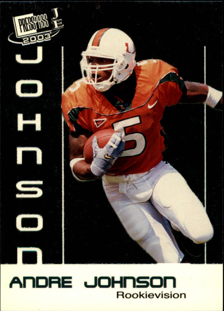 2003 Press Pass JE Football "Insert" Cards - Picture 52 of 55