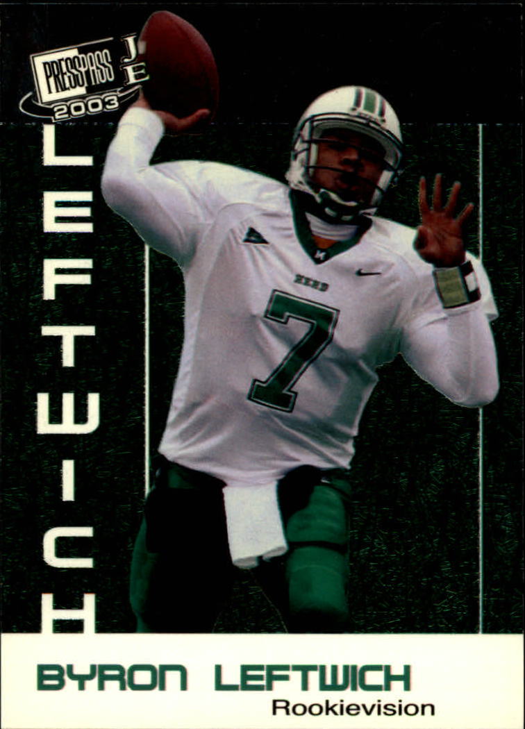 2003 Press Pass JE Football "Insert" Cards - Picture 54 of 55