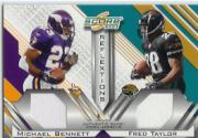 2003 Score Reflextions Materials #R8 Fred Taylor/Micahel Bennett