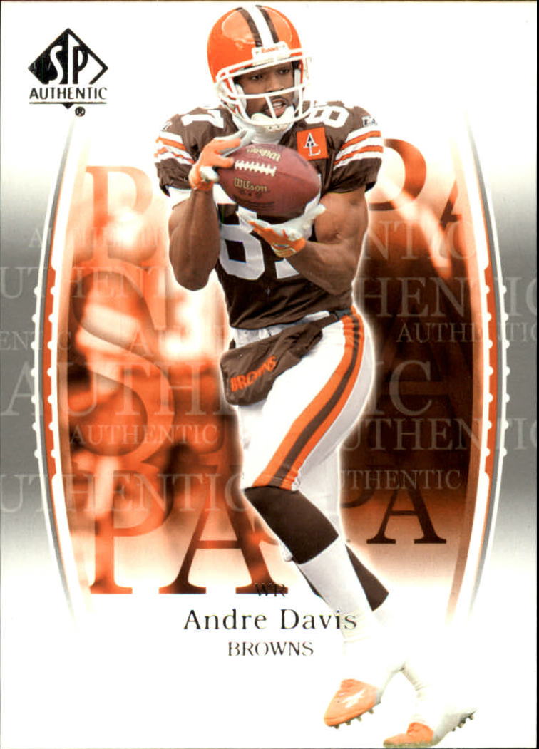 2003 SP Authentic #77 Andre' Davis