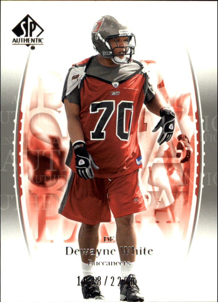2003 SP Authentic #91 Dewayne White RC