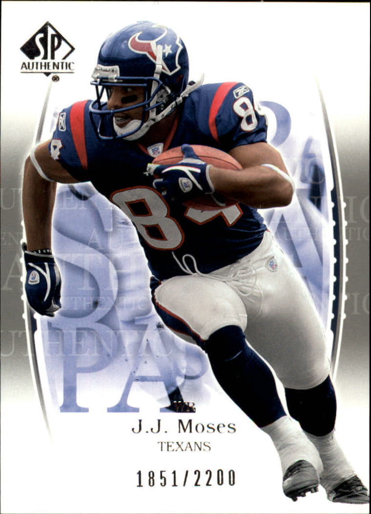 2003 SP Authentic #97 J.J. Moses RC