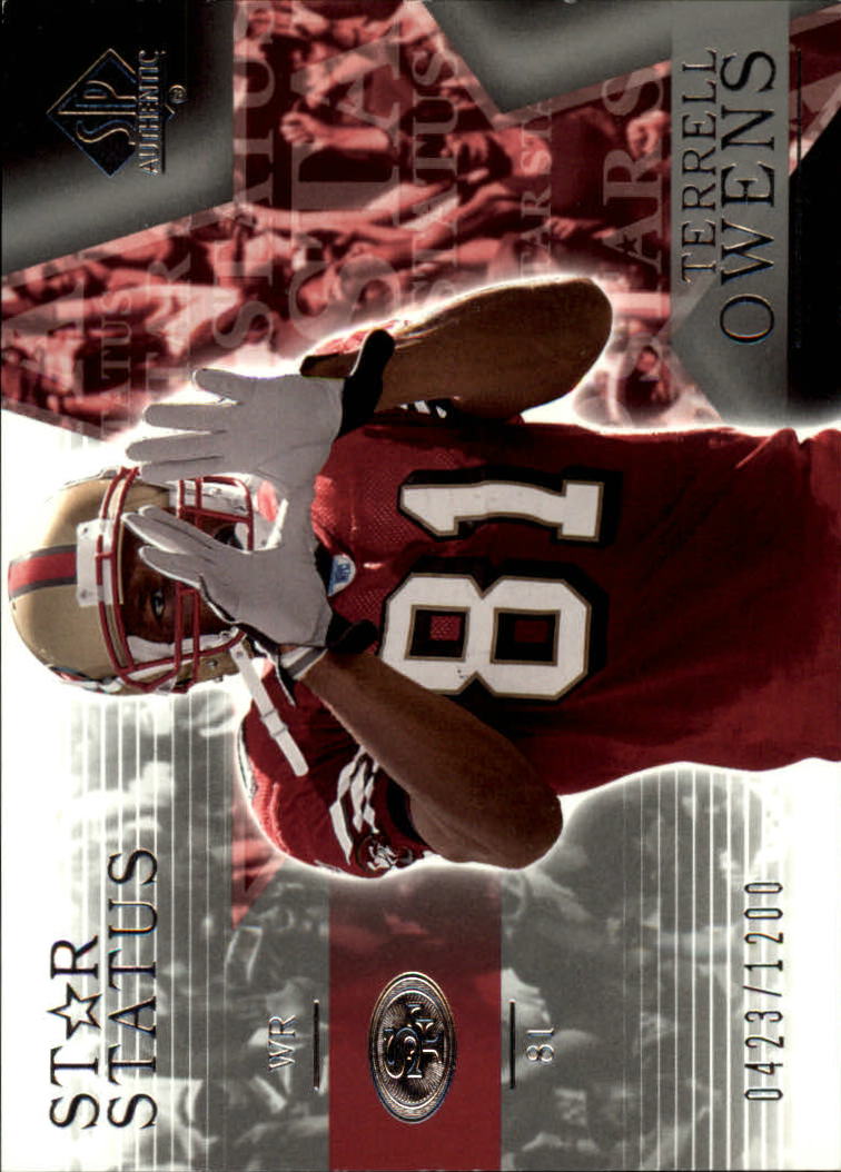 2003 SP Authentic #127 Terrell Owens SS
