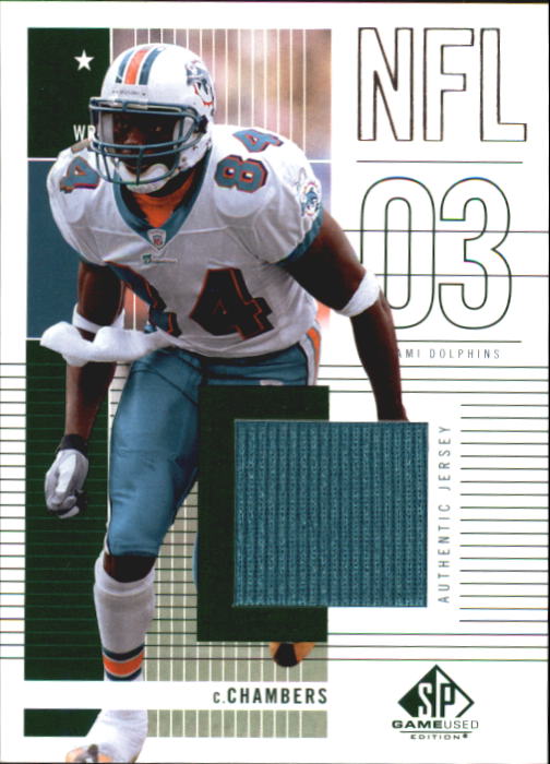 2003 SP Game Used Edition #156 Chris Chambers JSY