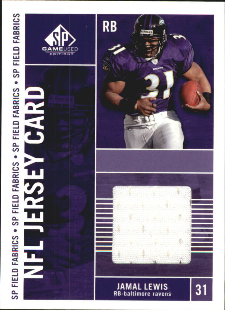 2003 SP Game Used Edition Field Fabrics #JL Jamal Lewis