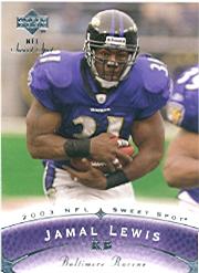 2003 Sweet Spot #52 Jamal Lewis