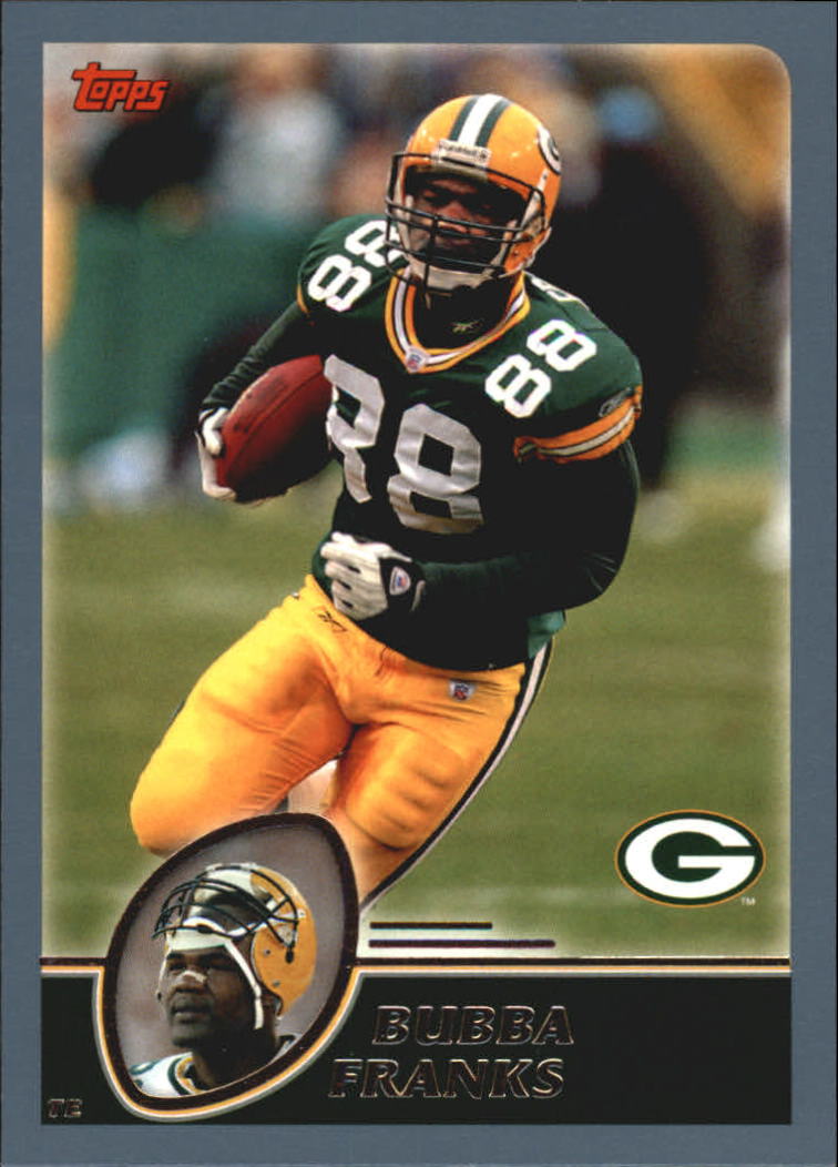 Bubba Franks Green Bay Packers 2000 Skybox Rookie Card #220