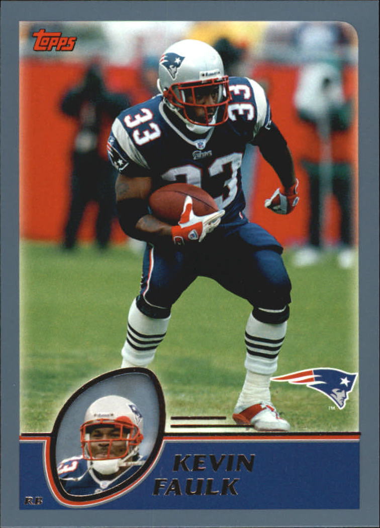 2003 TOPPS DAVID PATTEN NEW ENGLAND PATRIOTS #13