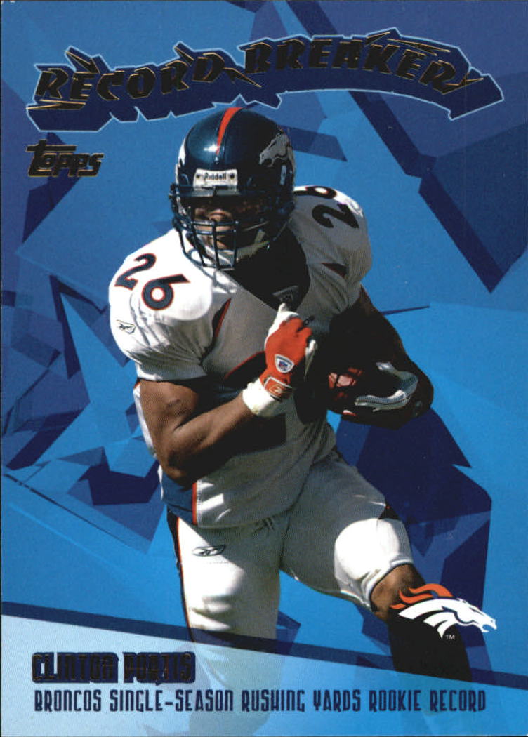 2003 Topps Record Breakers #RB5 Clinton Portis