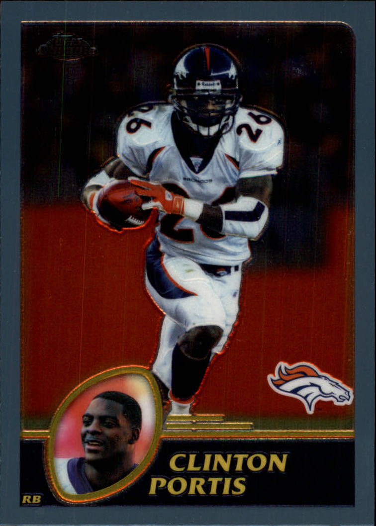 B1544- 2003 Topps Chrome FB Card #s 1-200 +Rookies -You Pick- 15+ FREE US SHIP - Picture 258 of 356