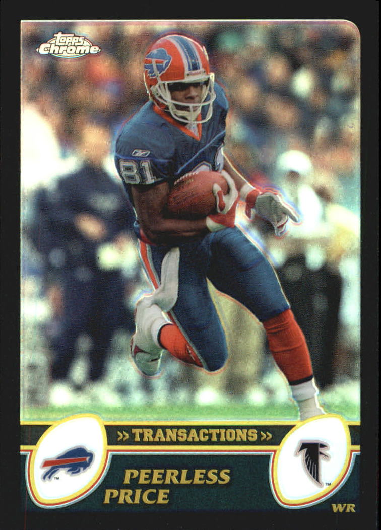 2003 Topps Chrome Black Refractors #137 Peerless Price