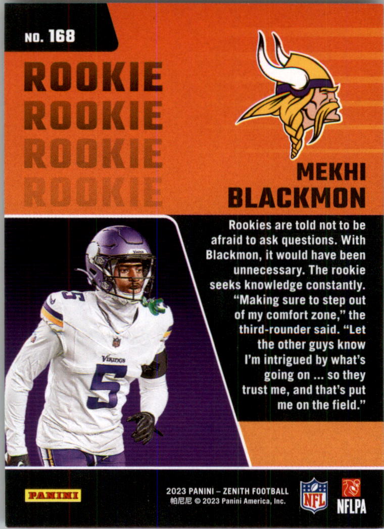 2023 Zenith Red Zone #168 Mekhi Blackmon