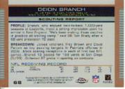 2003 Topps Draft Picks and Prospects Chrome #68 Deion Branch back image